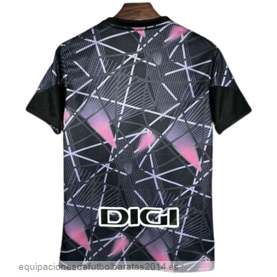 Nuevo Tailandia Especial Camiseta Athletic Bilbao 24/25 Negro Rosa Baratas